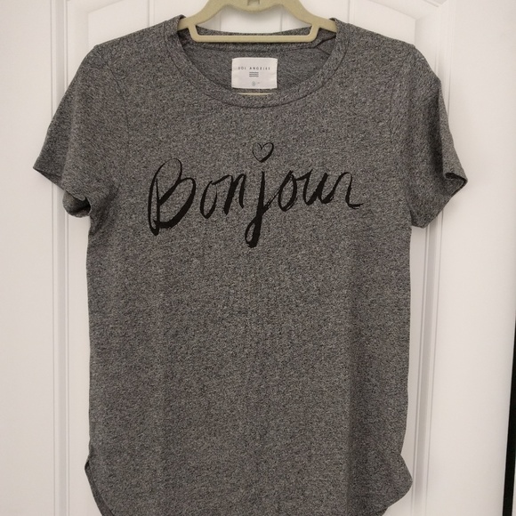 Anthropologie Tops - Anthropologie Sol Angeles BONJOUR T-Shirt S M L